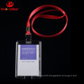 Factory custom half-hard Transparent waterproof ID card holder